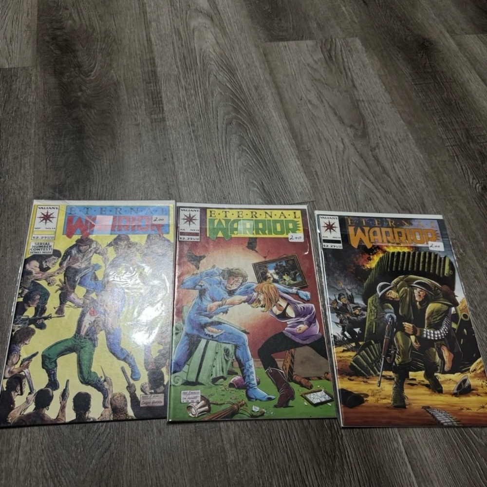 Eternal Warrior Comic Books Issue #11 #12 #14 - In Protectors